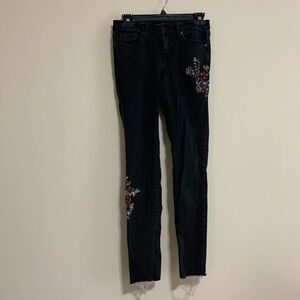 mossimo denim embroidered jeans